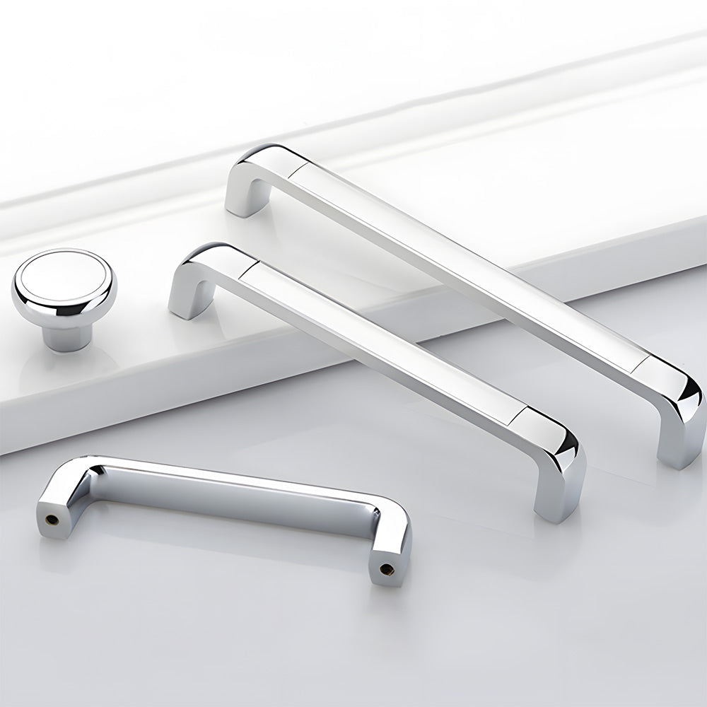 Comforsyco Frosted Bow Cabinet Pulls and Matching Knobs