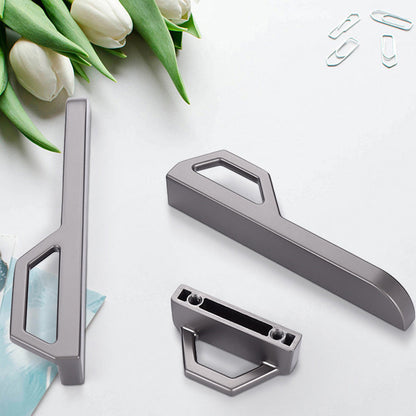 Comforsyco Geometric Flat Bar Cabinet Pulls and Drawer Handles