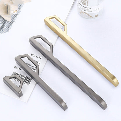 Comforsyco Geometric Flat Bar Cabinet Pulls and Drawer Handles