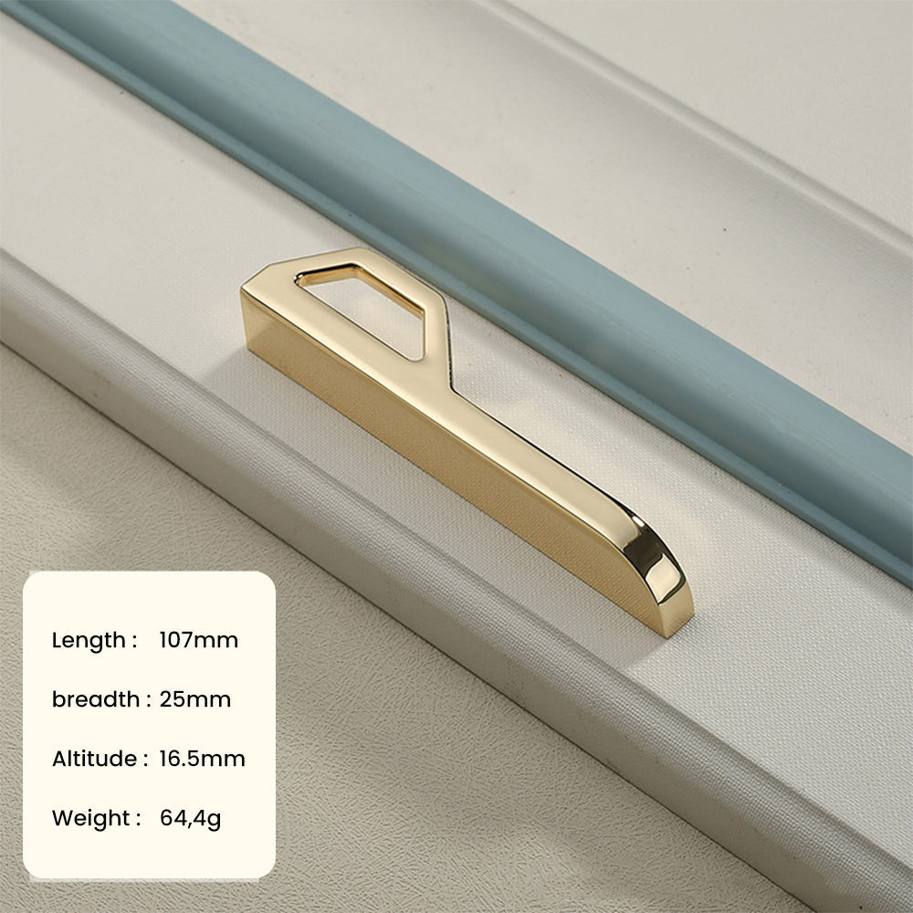 Comforsyco Geometric Flat Bar Cabinet Pulls and Drawer Handles