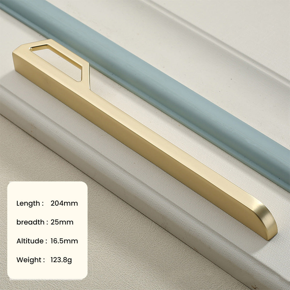 Comforsyco Geometric Flat Bar Cabinet Pulls and Drawer Handles