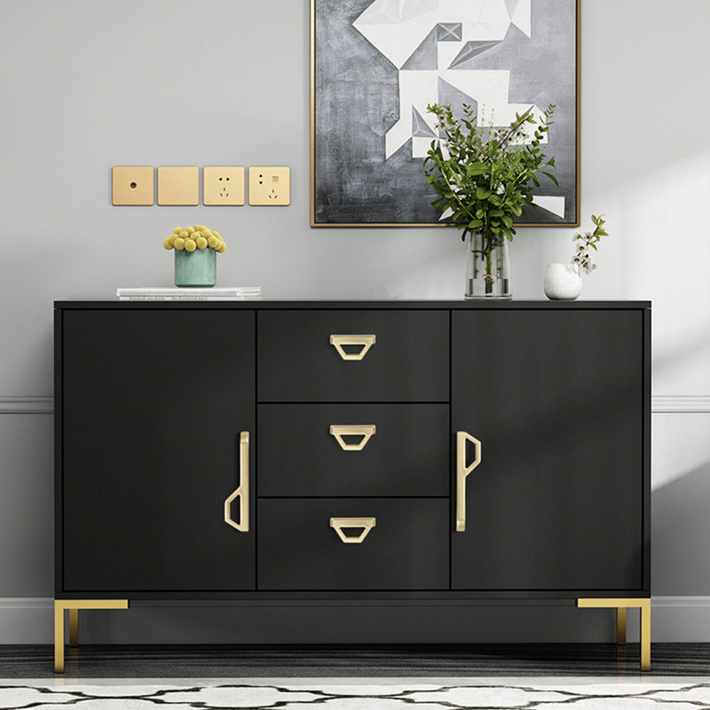 Comforsyco Geometric Flat Bar Cabinet Pulls and Drawer Handles