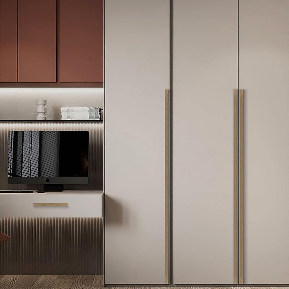 Comforsyco Gold Aluminum Edge Cabinet Handles and Drawer Pulls