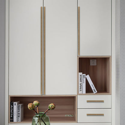 Comforsyco Gold Aluminum Edge Cabinet Handles and Drawer Pulls