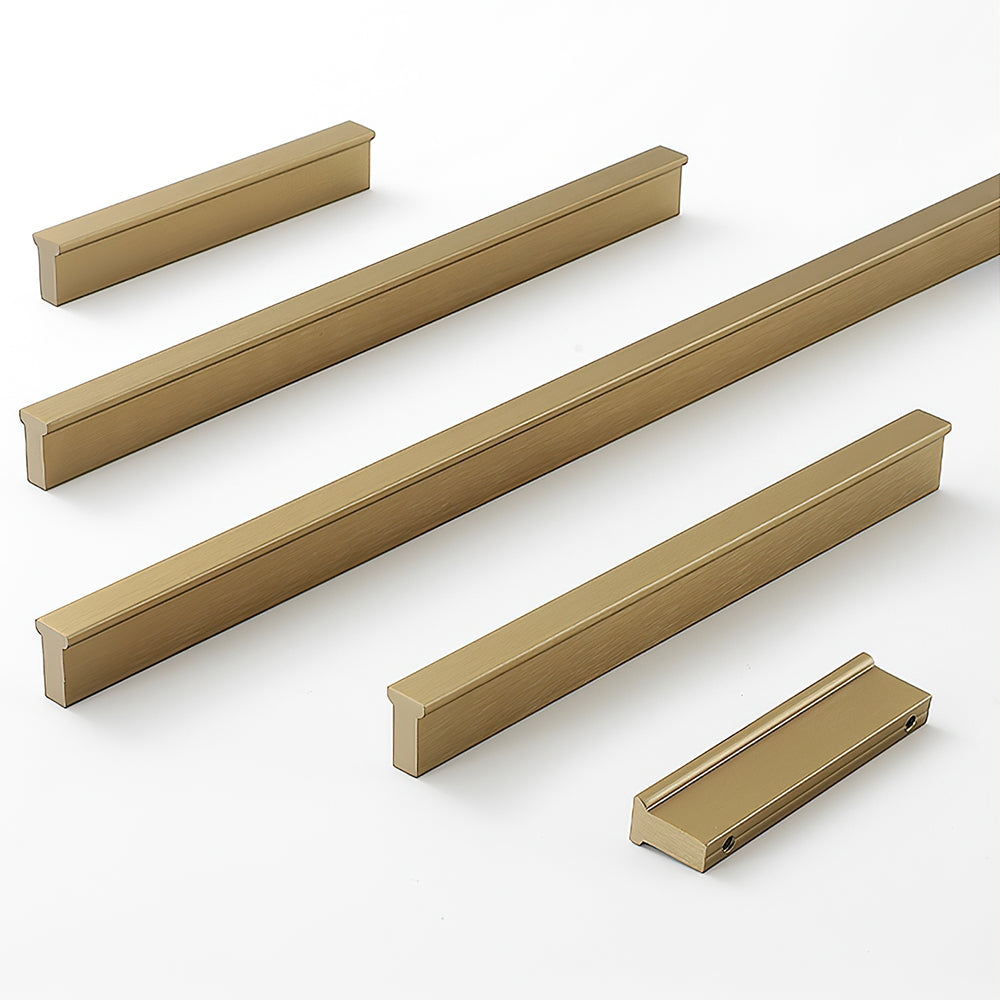 Comforsyco Gold Aluminum Edge Cabinet Handles and Drawer Pulls