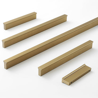Comforsyco Gold Aluminum Edge Cabinet Handles and Drawer Pulls