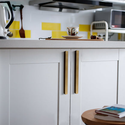 Comforsyco Gold Aluminum Edge Cabinet Handles and Drawer Pulls