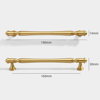 Comforsyco Gold Antique Brass Cabinet Pulls and Knobs
