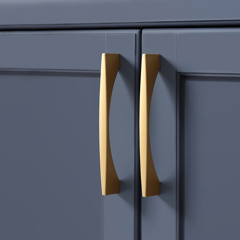 Comforsyco Gold Arch Cabinet Pulls, Aluminum Alloy Drawer Handles