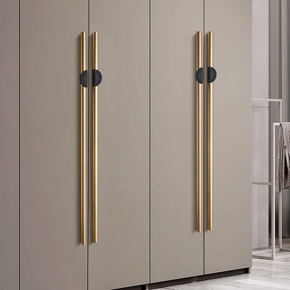 Comforsyco Gold / Black Half Moon Cabinet Pulls and Drawer Handles