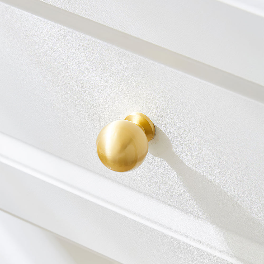 Comforsyco Gold Brass T-Bar Cabinet Handles and Matching Knobs