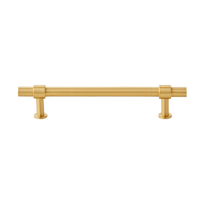 Comforsyco Gold Brass T-Bar Cabinet Handles and Matching Knobs