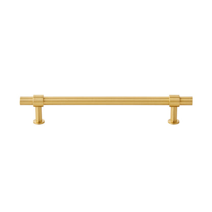 Comforsyco Gold Brass T-Bar Cabinet Handles and Matching Knobs