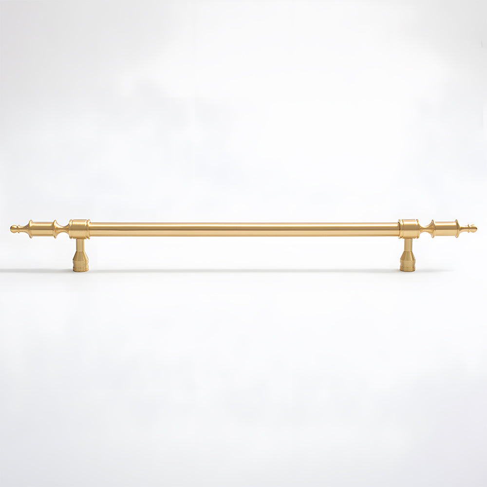 Comforsyco Gold Brass Turned Bar Cabinet Pulls and Knobs