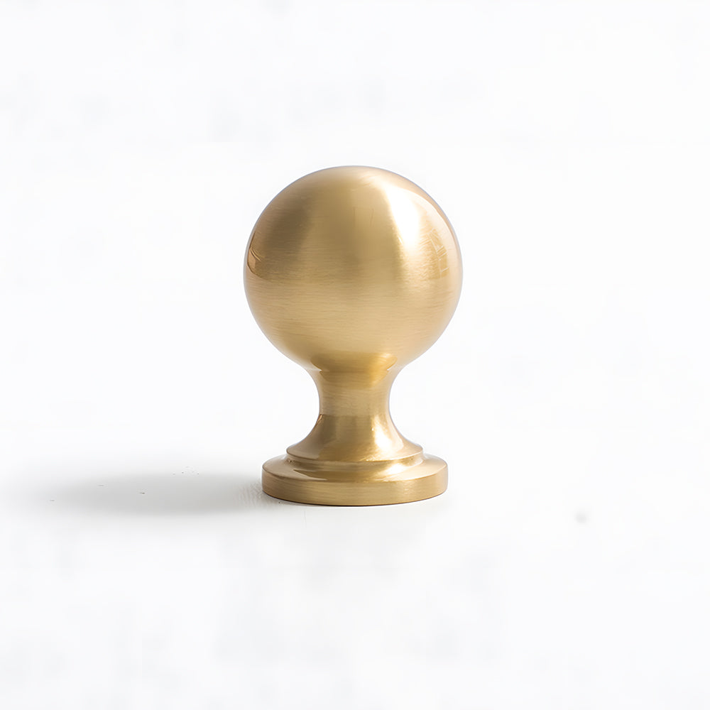 Comforsyco Gold Brass Turned Bar Cabinet Pulls and Knobs