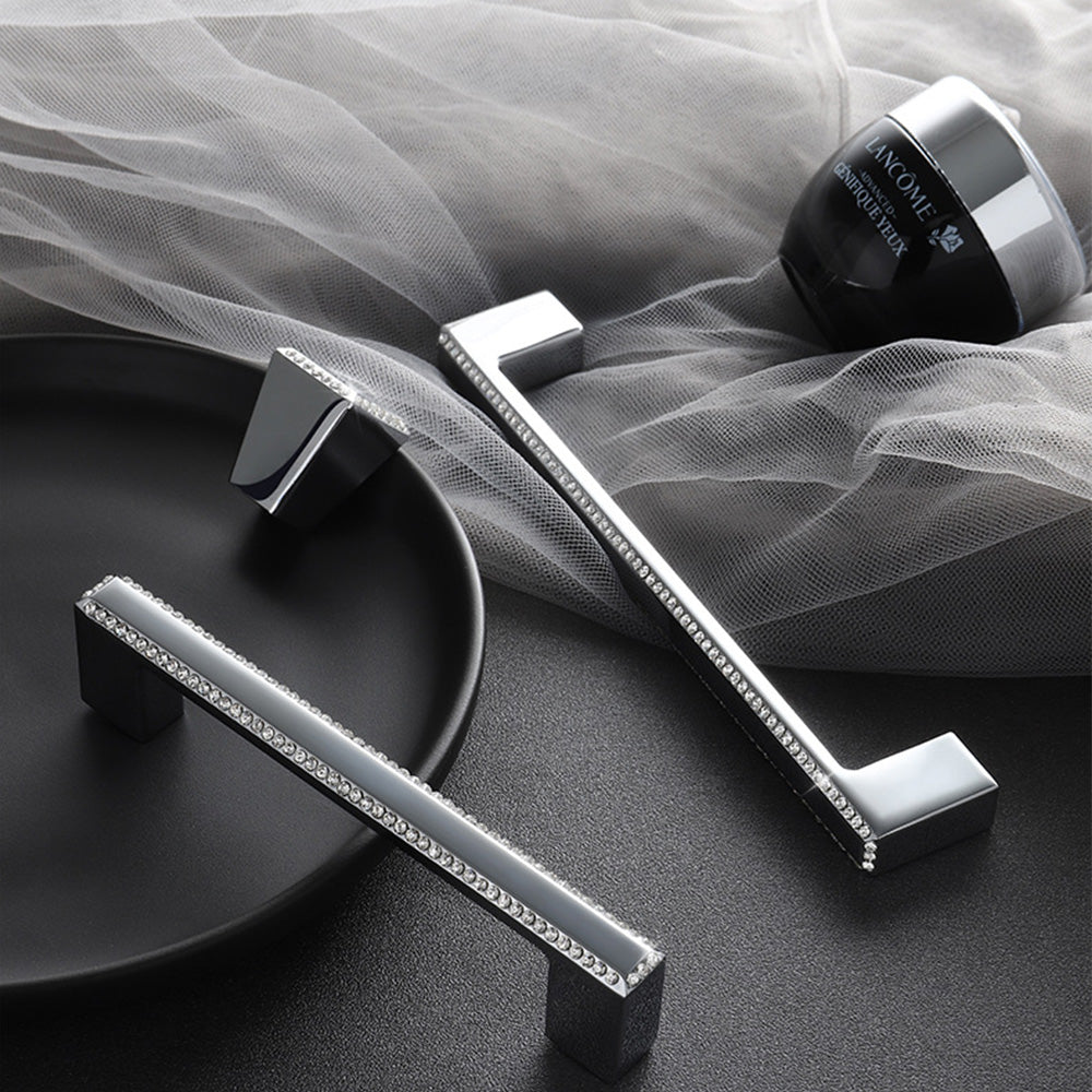 Comforsyco Gold Crystal Cabinet Pulls and Knobs