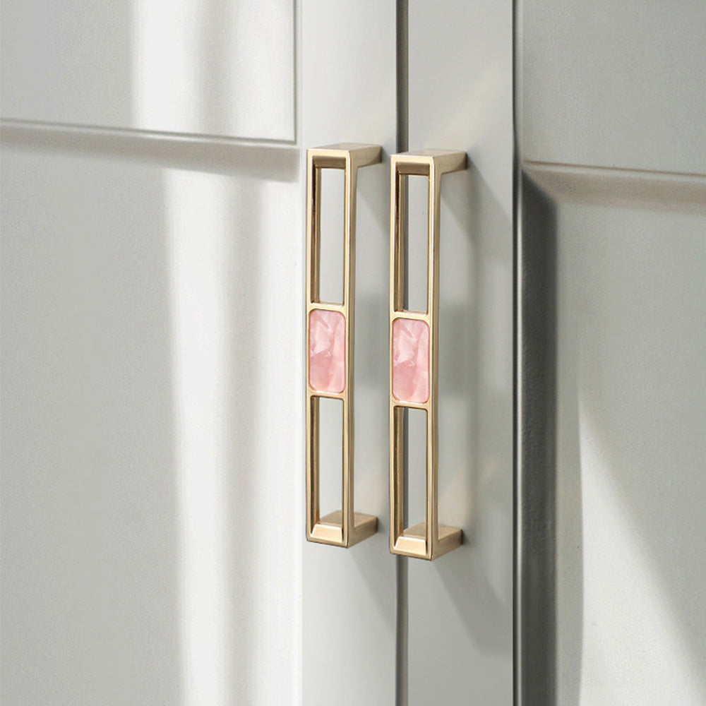 Comforsyco Gold Crystal Cabinet Pulls for Cabinets and Drawers