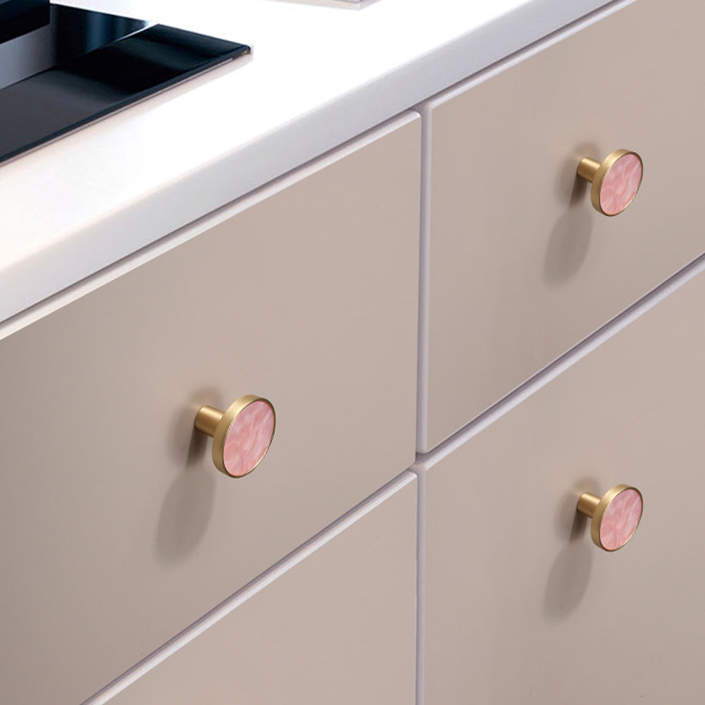 Comforsyco Gold Crystal Cabinet Pulls for Cabinets and Drawers