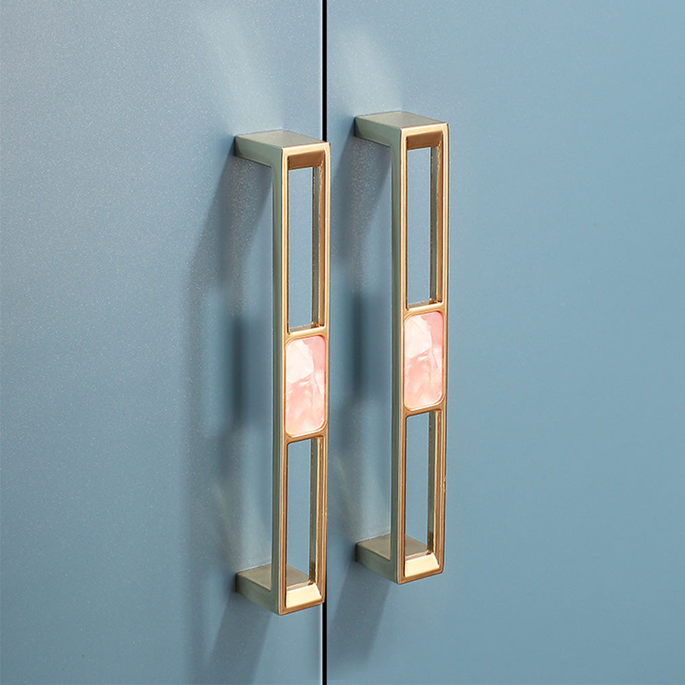 Comforsyco Gold Crystal Cabinet Pulls for Cabinets and Drawers