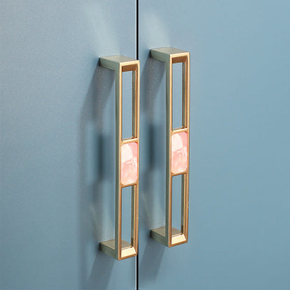 Comforsyco Gold Crystal Cabinet Pulls for Cabinets and Drawers