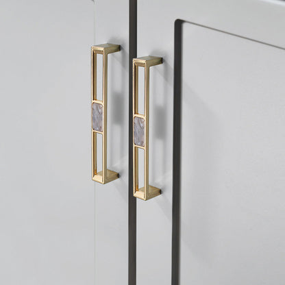 Comforsyco Gold Crystal Cabinet Pulls for Cabinets and Drawers