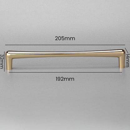 Comforsyco Gold D-Shaped Cabinet Pulls and Knobs for Wardrobes
