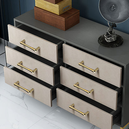 Comforsyco Gold D-Shaped Cabinet Pulls and Knobs for Wardrobes