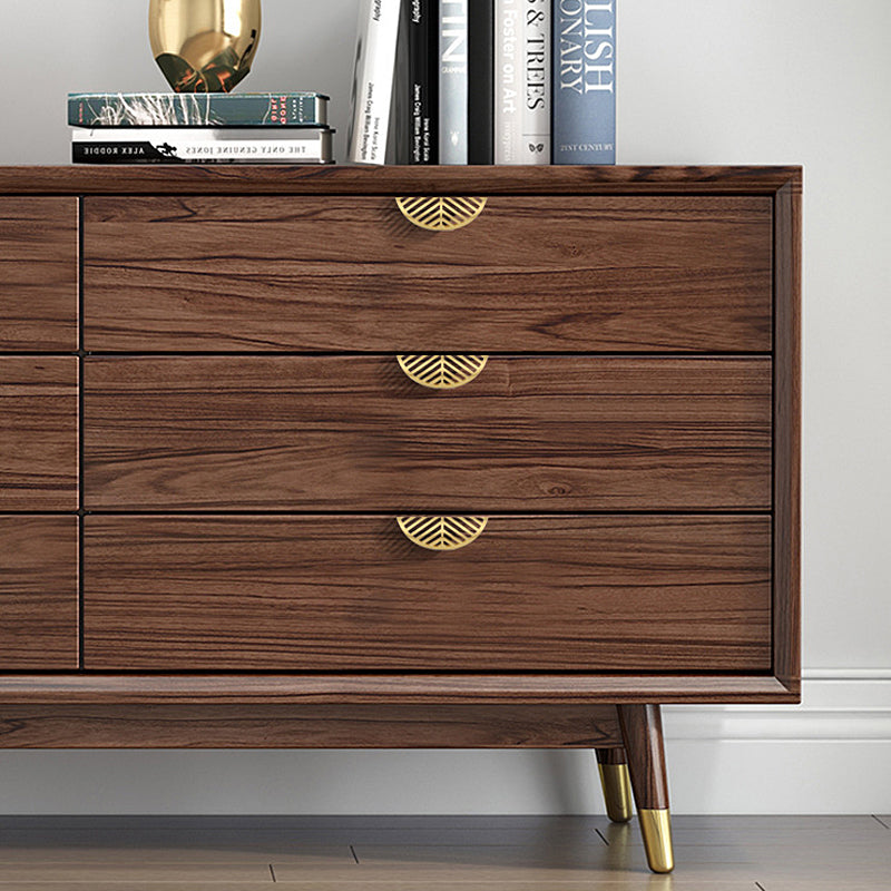 Comforsyco Gold Leaf Brass Cabinet Knobs for Drawers and Wardrobes