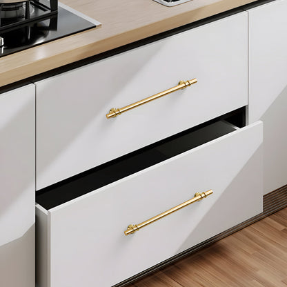 Comforsyco Gold Luxurious Zinc Alloy Europe Style Drawer Pulls