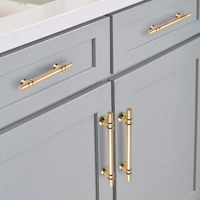 Comforsyco Gold Luxurious Zinc Alloy Europe Style Drawer Pulls