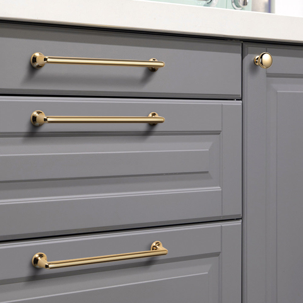 Comforsyco Gold Modern Cabinet Kitchen Pulls