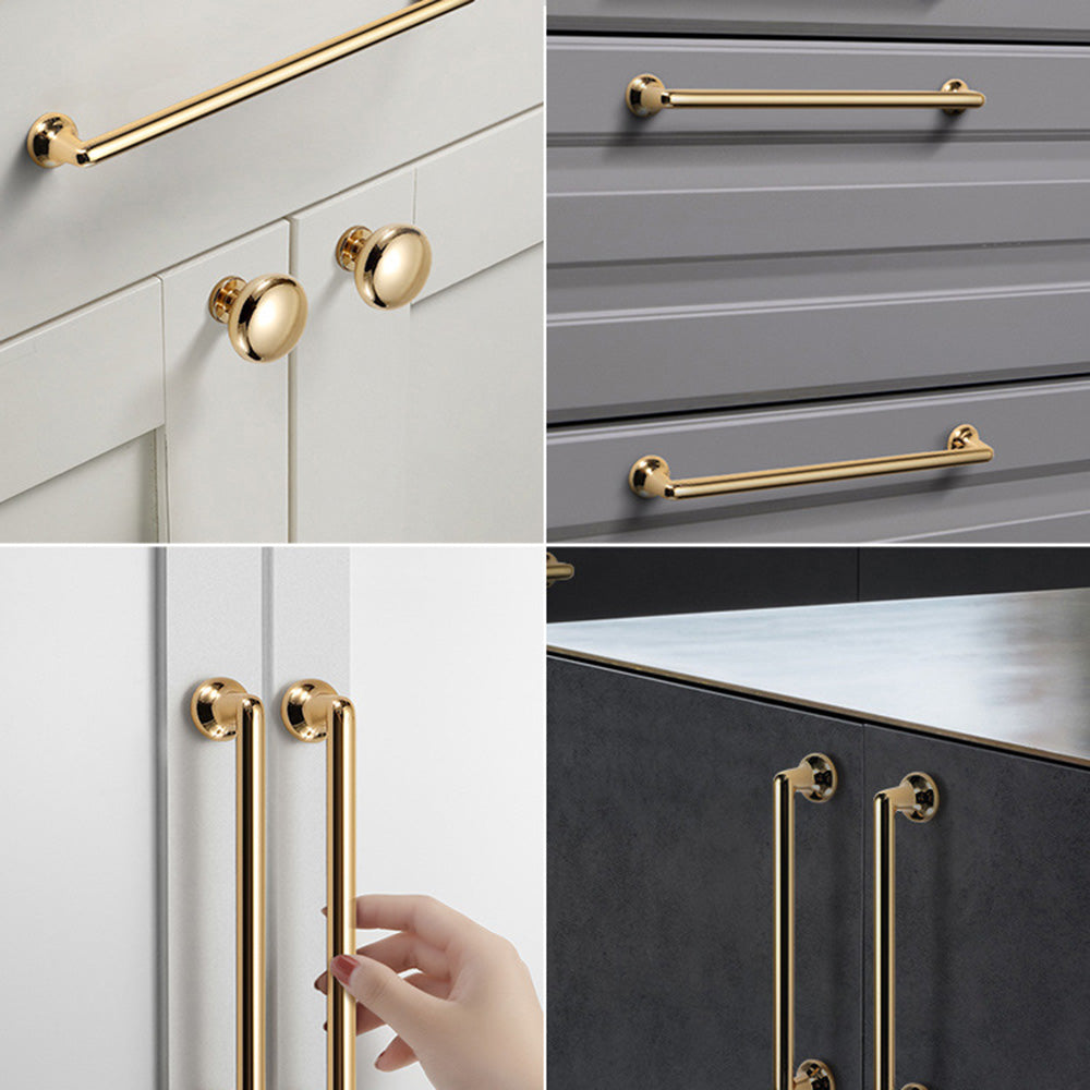 Comforsyco Gold Modern Cabinet Kitchen Pulls
