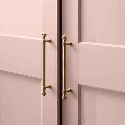 Comforsyco Gold Pumpkin Head Cabinet Pulls and Knobs for Wardrobes