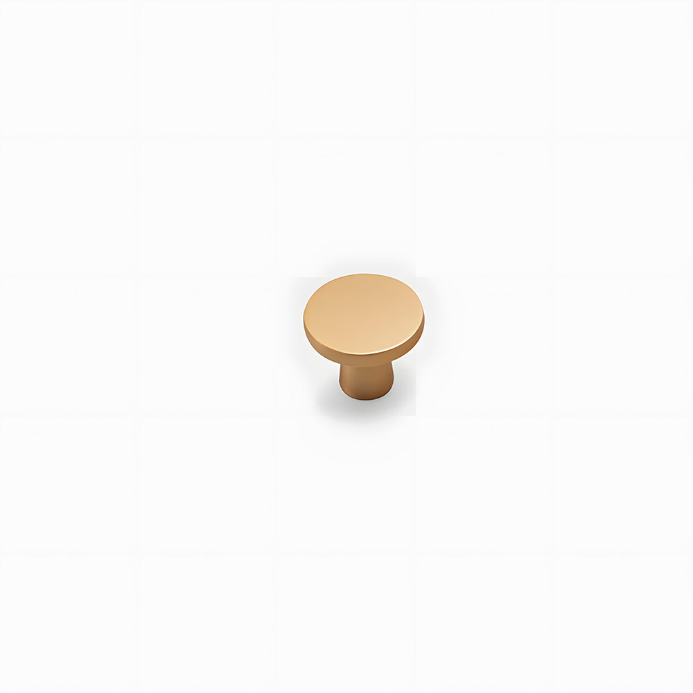 Comforsyco Gold Round Bar Cabinet Pulls and Knobs for Wardrobes