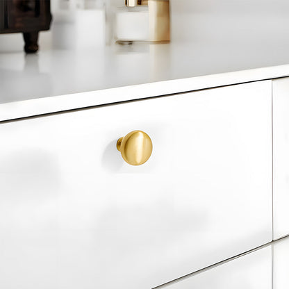 Comforsyco Gold Round Bar Drawer Handles and Cabinet Knobs