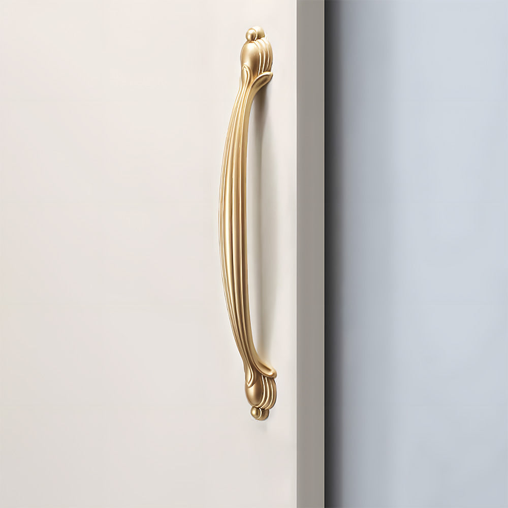 Comforsyco Gold Zinc Alloy Cabinet Handles and Flower Knobs