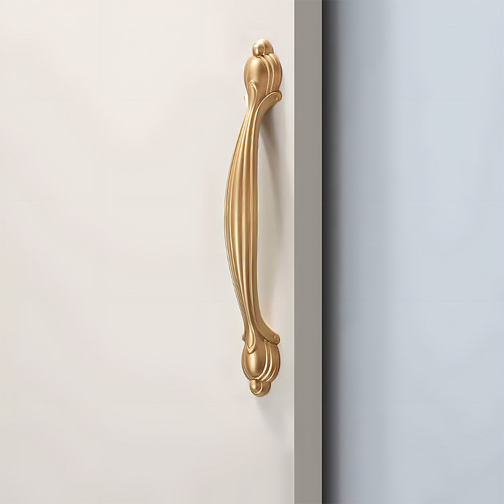 Comforsyco Gold Zinc Alloy Cabinet Handles and Flower Knobs