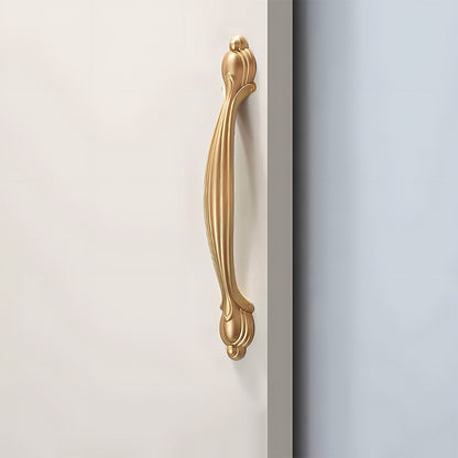 Comforsyco Gold Zinc Alloy Cabinet Handles and Flower Knobs