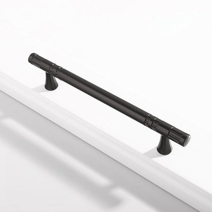 Comforsyco Grooved Round Bar Cabinet Pulls and Matching Knobs