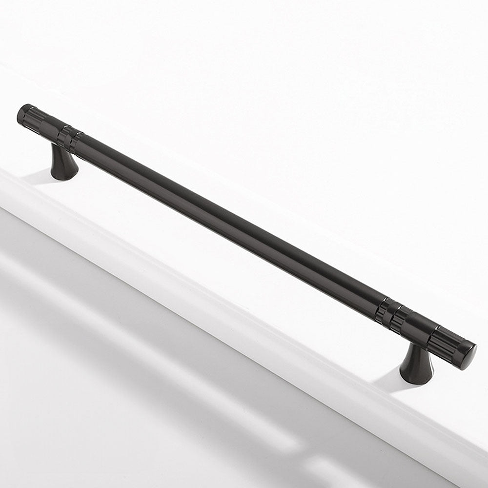Comforsyco Grooved Round Bar Cabinet Pulls and Matching Knobs