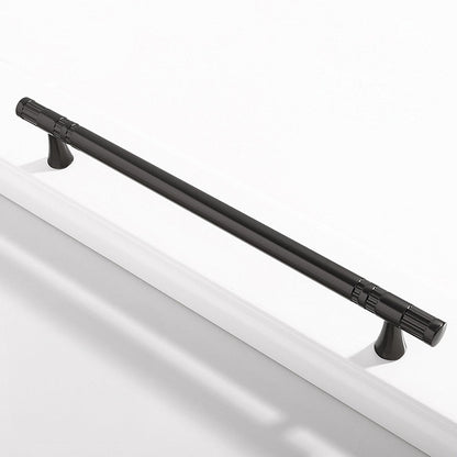 Comforsyco Grooved Round Bar Cabinet Pulls and Matching Knobs