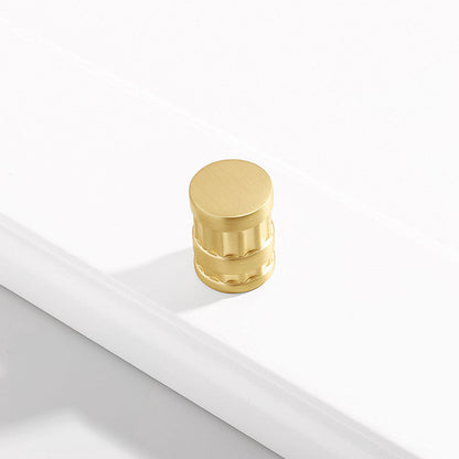 Comforsyco Grooved Round Bar Cabinet Pulls and Matching Knobs