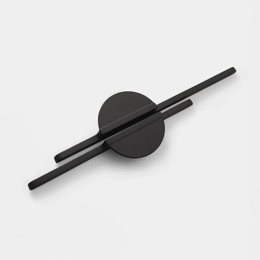 Comforsyco Half Moon Cabinet Pulls, Zinc Alloy Drawer Handles with Extended Bar
