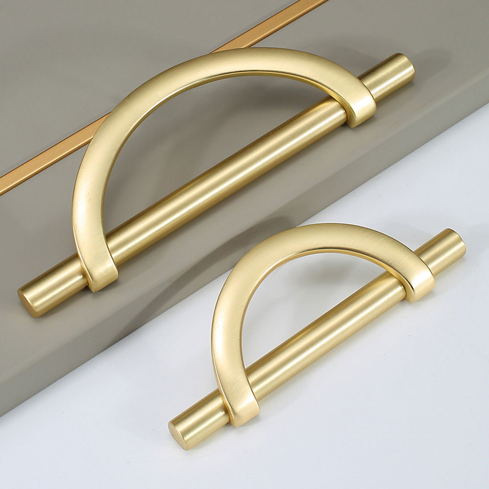 Comforsyco Half Moon Cabinet Pulls for Closets and Wardrobes