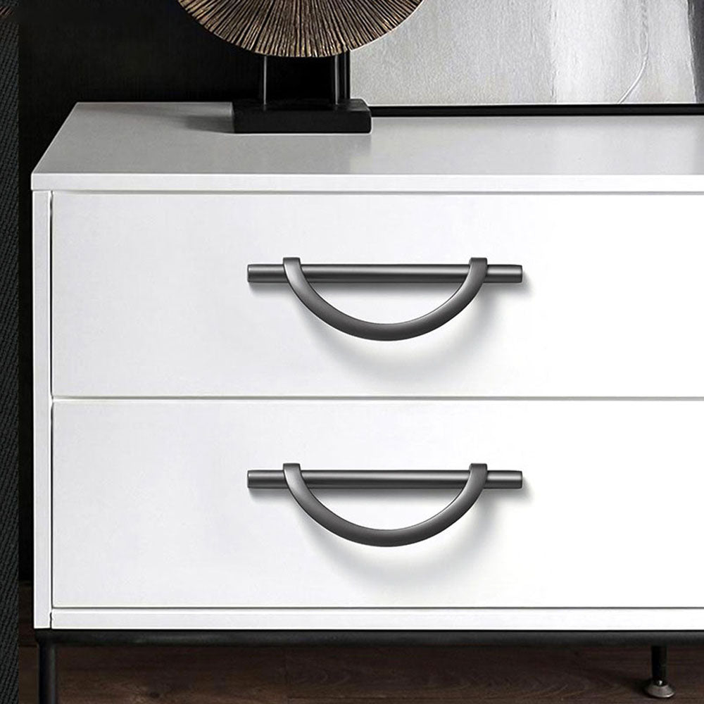 Comforsyco Half Moon Cabinet Pulls for Closets and Wardrobes