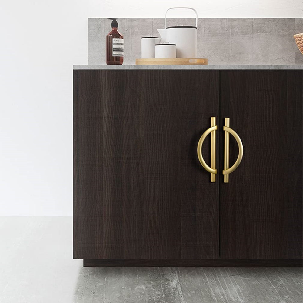 Comforsyco Half Moon Cabinet Pulls for Closets and Wardrobes