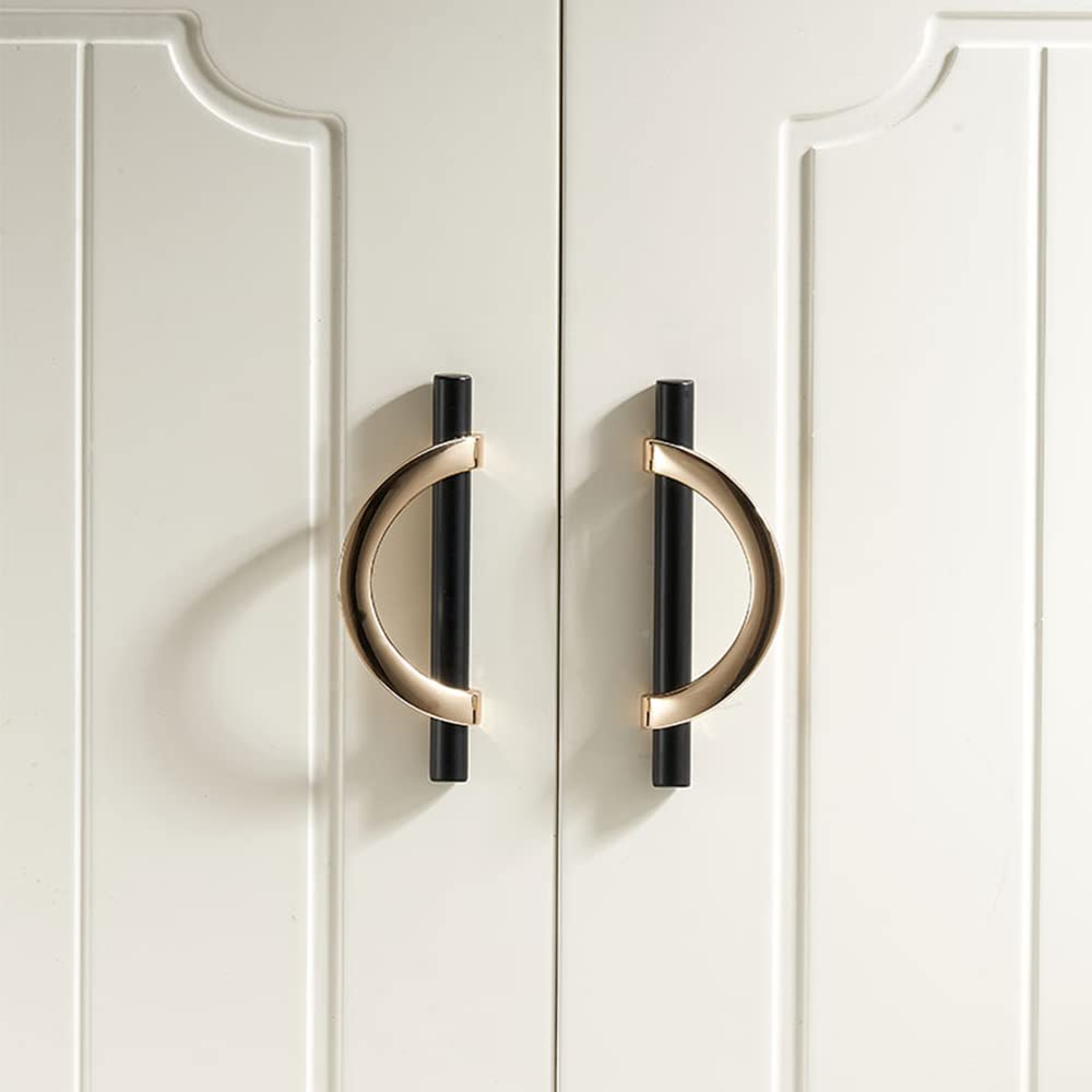 Comforsyco Half Moon Cabinet Pulls for Closets and Wardrobes