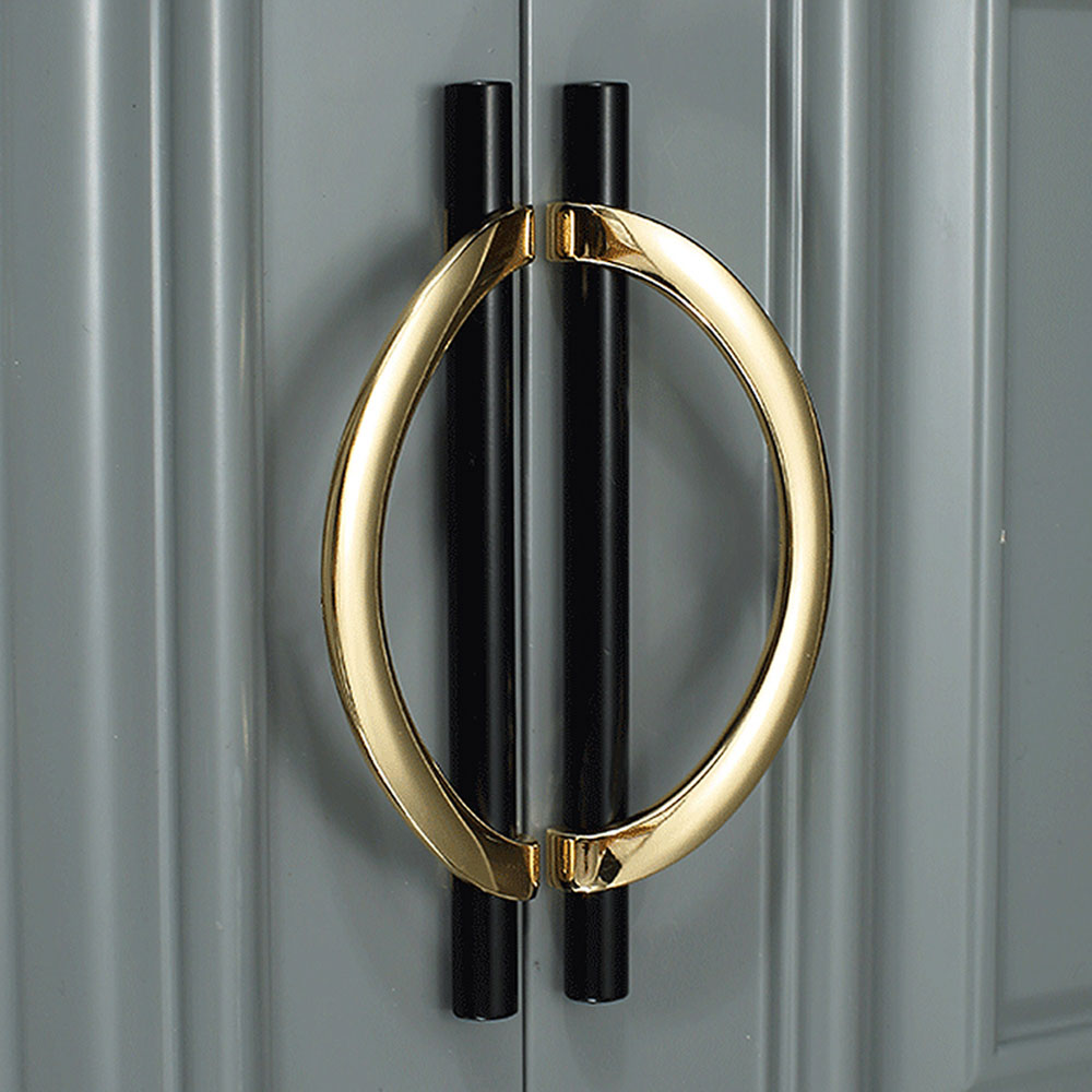 Comforsyco Half Moon Cabinet Pulls for Closets and Wardrobes