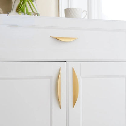 Comforsyco Half Moon Finger Edge Cabinet Handles Door Hardware