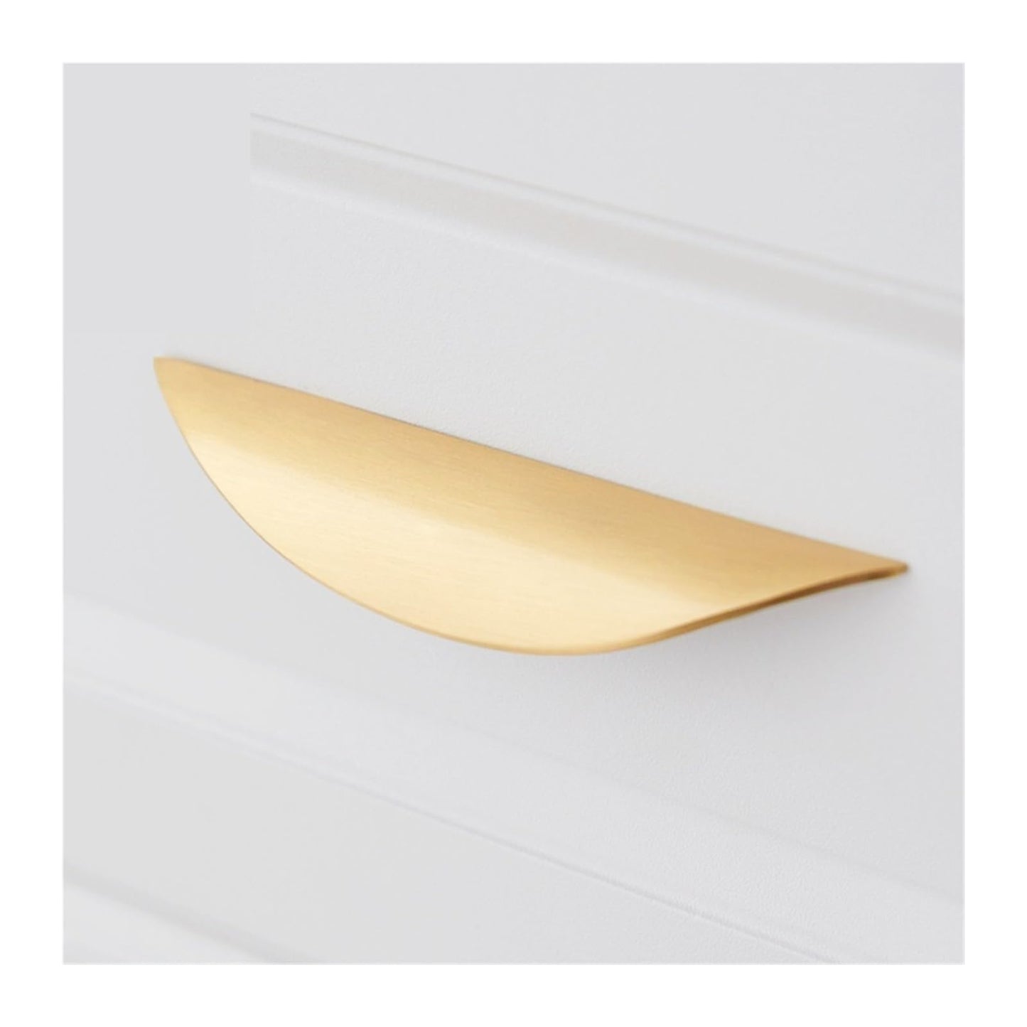 Comforsyco Half Moon Finger Edge Cabinet Handles Door Hardware
